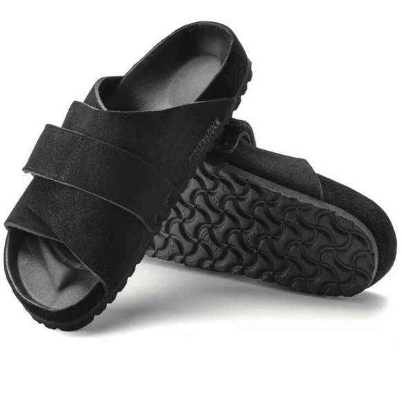 NWT • Birkenstock • Kyoto Suede Leather • Black - Picture 2 of 6